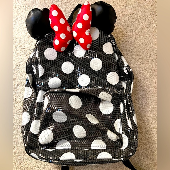 Disney Sequin Minnie Mouse Backpack - Picture 1 of 3
